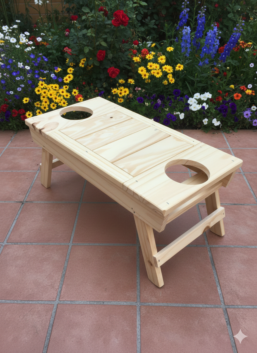 Mesa cervecera ratona plegable